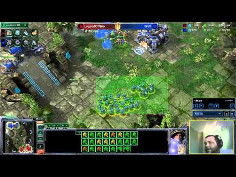 Starcraft 2 - NoobTimes #83 - Wolf vs LegendOfNeo - BelShir