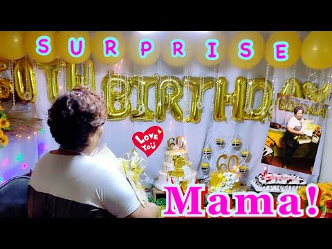 Nagulat sa sorpresa si mama at umiyak!