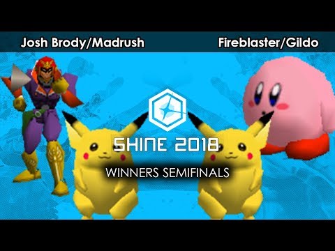 Smash 64: Josh Brody/Madrush V Fireblaster/Gildo - Shine 2018 Tournament