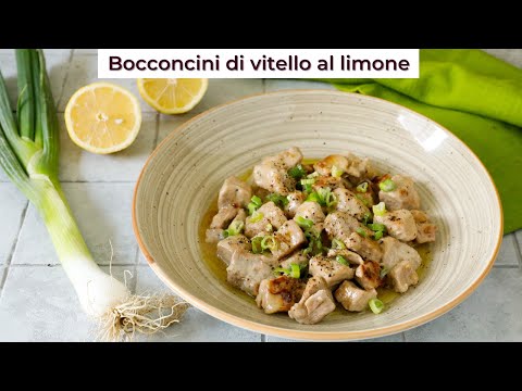 Bocconcini di vitello al limone - secondi piatti di carne - Saporie