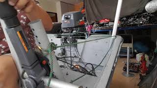 DIY outboard boat steering