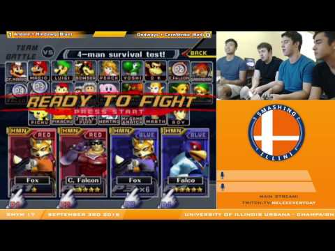 [SMYM 17] Andale + Hindawg vs. Oodways + Cornstrike SSBM Doubles