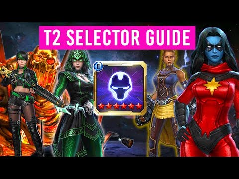 So Many Good Picks! T2 Selector Guide (Update 5.7) - Marvel Future Fight