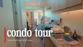 ₱17,000 Studio Condo in Pasig City, Philippines | 28-sqm Condo Tour + Pet-Friendly