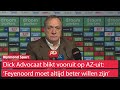Dick Advocaat: 'Feyenoord moet altijd het gevoel hebben dat het beter is dan de tegenstander'