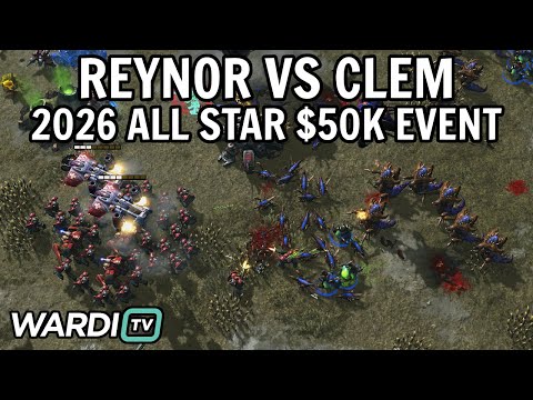 Reynor vs Clem (ZvT) - 2026 SC2 All-Stars Invitational $50,000 [StarCraft 2]