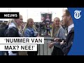 Uitgelaten sfeer bij ingang circuit Zandvoort