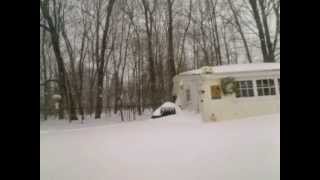 preview picture of video 'time lapse video of winter storm Nemo Feb 8 and 9 2013 in Maynard, MA'