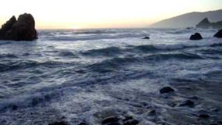 preview picture of video 'Beach at Dusk ~ Pacific Valley, Big Sur, California'