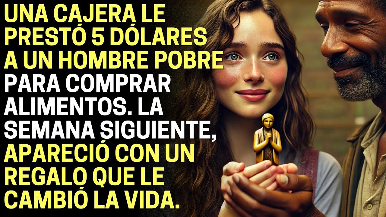 Una cajera le prestó 5 dólares a un hombre pobre para comprar alimentos. La semana siguiente