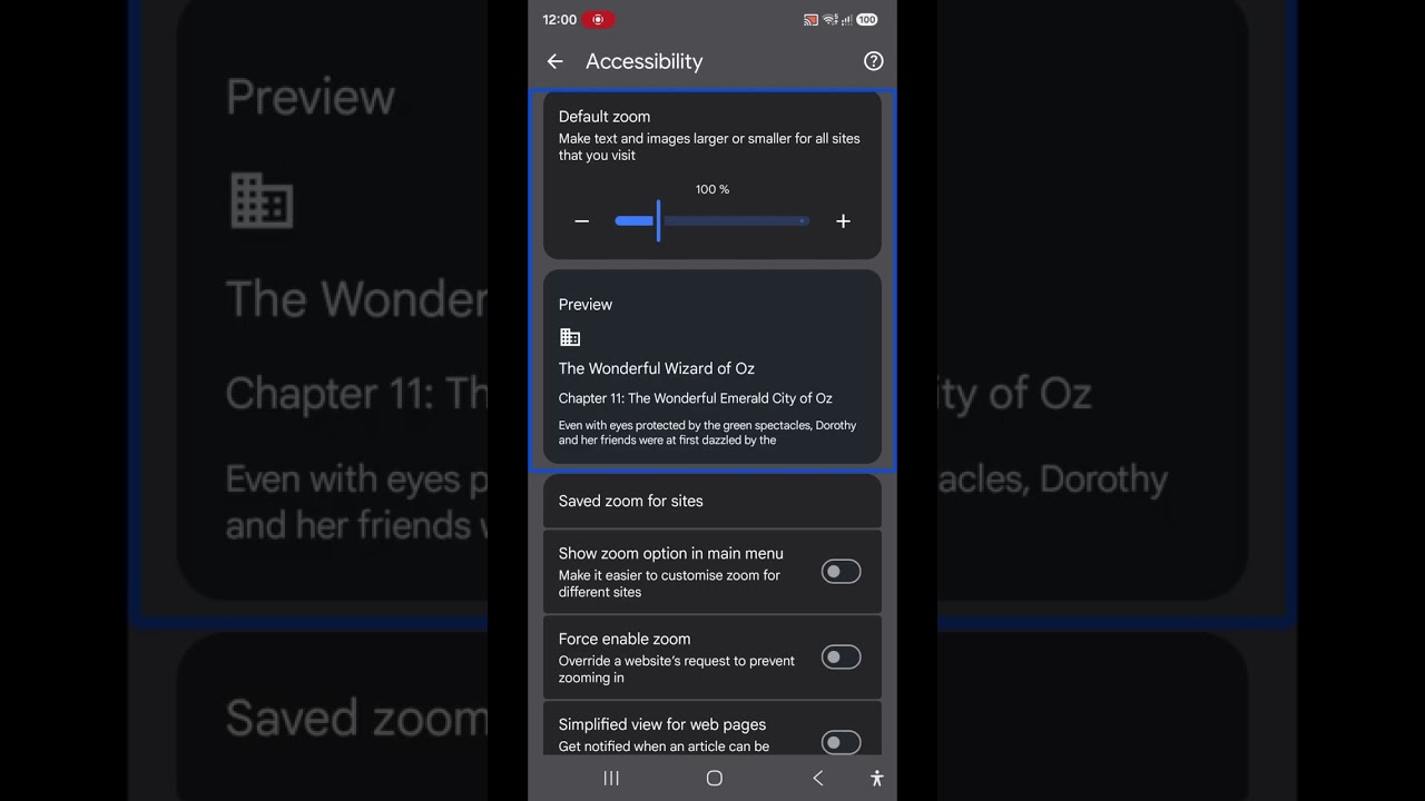 Google chrome latest accessibility features all blind usual should watch this accessible setting 🔥🔥🔥