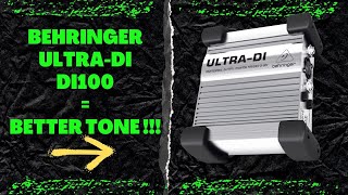 Video thumbnail for Behringer DI100 DI box - Does it change your sound? by AleArzMusic