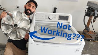 How to Fix a LG Washer That Is Not Agitating/Washing Cloth Properly