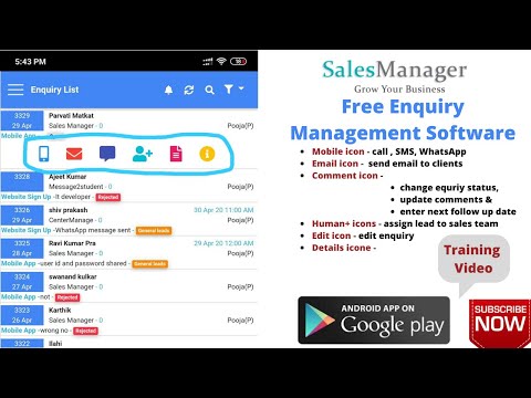 Sales Manager - Enquiry Follow
