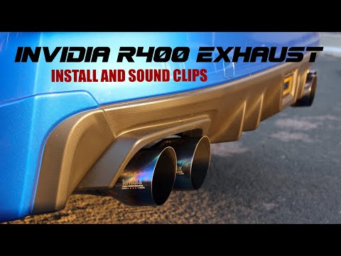 Invidia R400 Catback Exhaust | Subaru STI | Install and Sound Clips