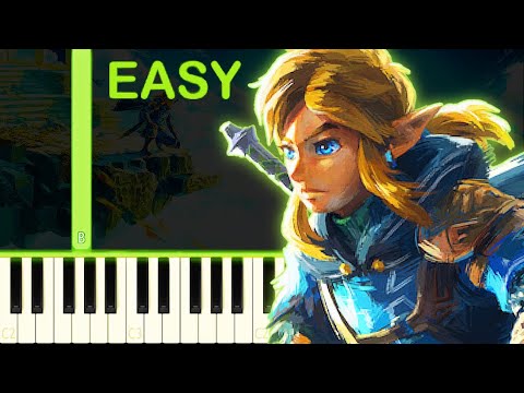 MAIN THEME | The Legend of Zelda: Tears of the Kingdom - EASY Piano Tutorial