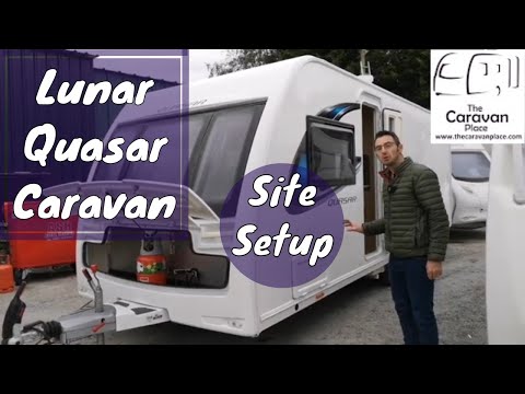 Lunar Quasar 574 Setup Guide - How to Set up a Caravan on Site