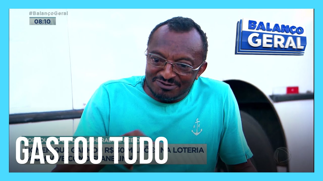 Homem que ganhou R$ 30 milhões na loteria ganha vida como flanelinha