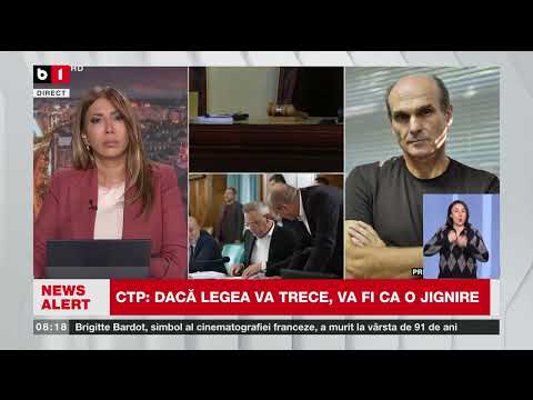 CTP: DACĂ LEGEA VA TRECE, VA FI CA O JIGNIRE_Știri B1TV_29 dec. 2025