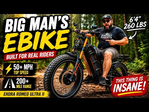 Finally… An E-Bike Built for BIG Riders | EHORA Romeo Ultra II
