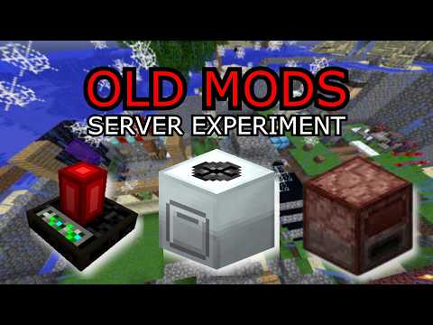 I Ran An OLD SCHOOL MINECRAFT MODDED SERVER (1.7.10)