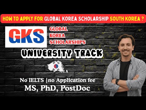 How to apply for Global Korea Scholarship (GKS) university track 2026 South Korea 🇰🇷 | step by step