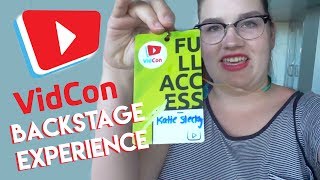 BACKSTAGE AT VIDCON?!