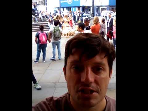 The Statue of Eros in Picadilly , London