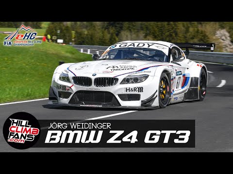 V8 sound BMW Z4 GT3 - Jörg Weidinger || Hill Climb Rechberg 2023 + ONBOARD