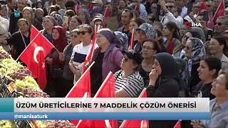 Özel'den Sarıgöl'de üzüm üreticilerine 7 maddelik çözüm önerisi