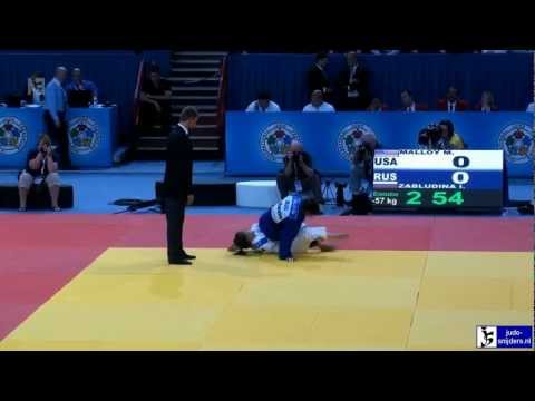 Judo 2011 World Championships Paris: Malloy (USA) - Zabludina (RUS) [-57kg]