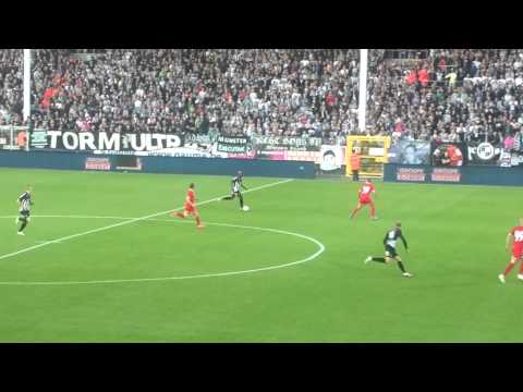 Charleroi players and fans demanding yellow card for Zorya's player