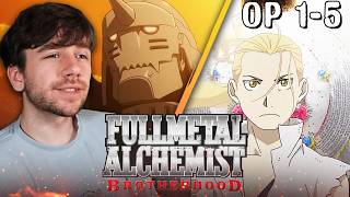 FULLMETAL ALCHEMIST BROTHERHOOD All Openings | FIRST TIME REACTION