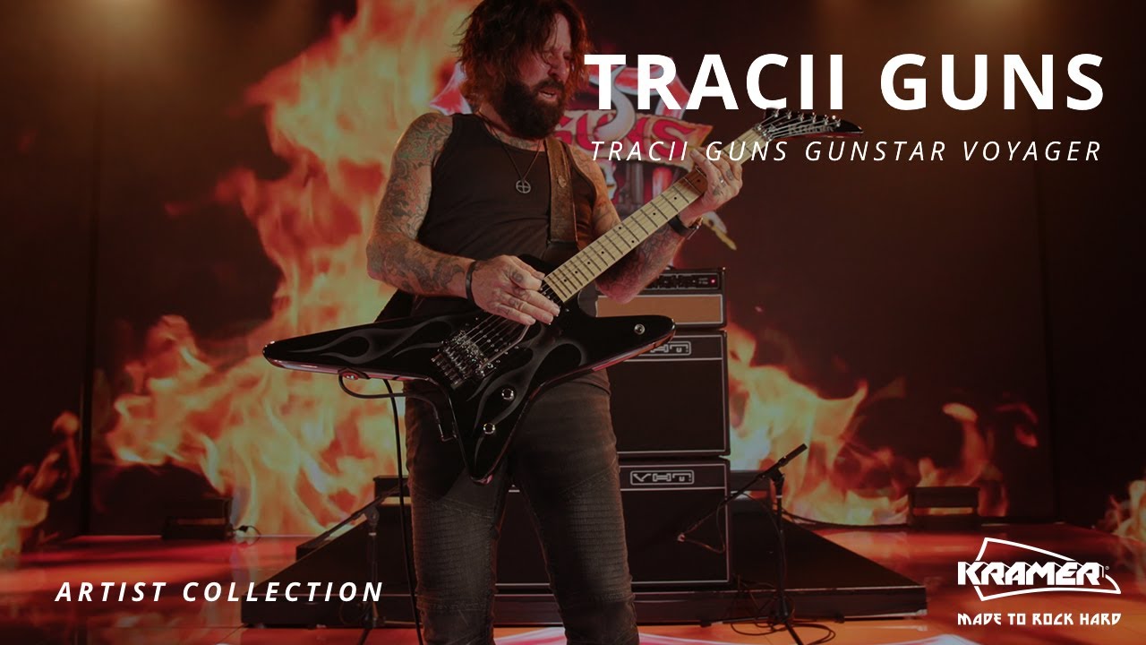 NAMM 2021: Tracii Guns Kramer Gunstar Voyager - YouTube