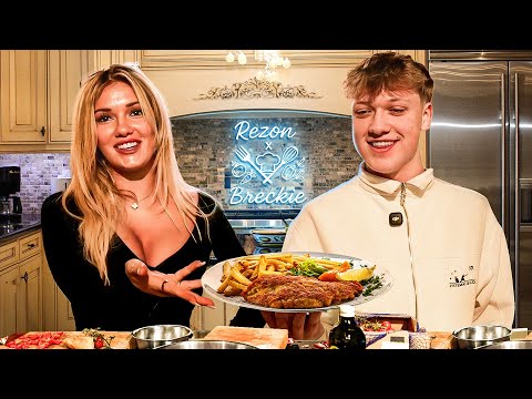 I TRIED TO COOK WITH BRECKIE HILL... (COOKING DATE)