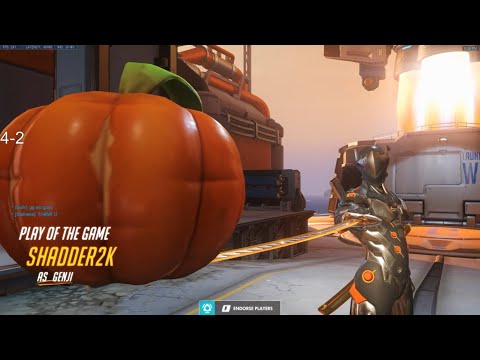 Overwatch Rank 1 Genji God Shadder2k Showing His Gameplay Tricks