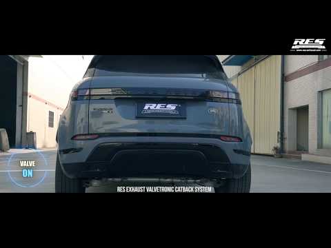 2020 Land Rover Range Rover Evoque 249PS RES Racing Gesture Control Exhaust System
