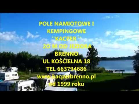 POLE NAMIOTOWE i KEMPINGOWE 20M OD JEZIORA BRENNO 2016