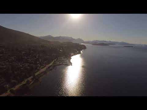 Bariloche 4k patagonia, vuelo costa del lago nahuel huapy