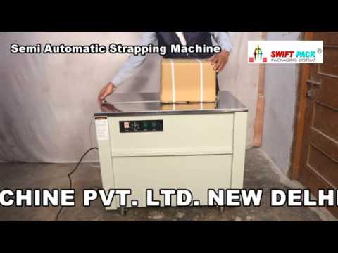 Swift pack sp-306 h semi automatic strapping machine
