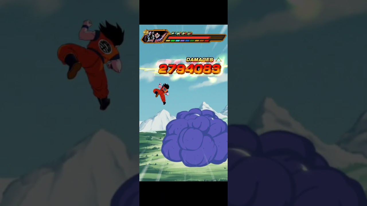 【ドッカンバトル】ラディッツvs地球最強コンビの闘いをドカバトの演出で再現したら神過ぎた…【原作再現集】