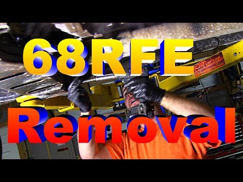 68RFE Transmission Removal Dodge RAM Cummins How To, Remove, Take Out