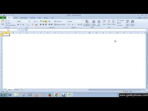 Microsoft Office Excel 2010 using Excel Option Customize Excel