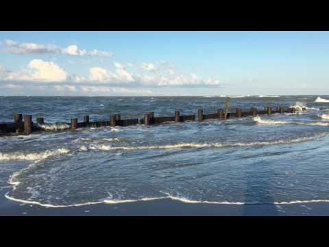 Folly Beach, S.C. at High Tide with Flooding