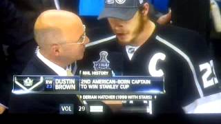 Dustin Brown: thats why we fucking play