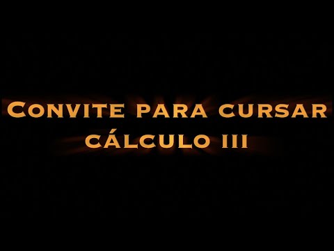 Matemática Superior: Cálculo III - Convite