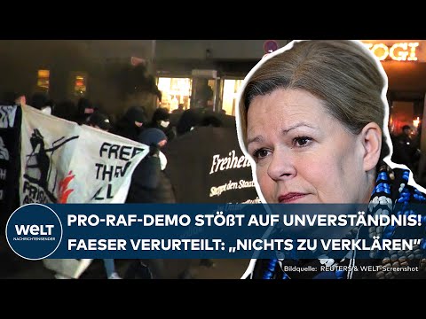 RAF-DEMONSTRATION IN KREUZBERG: Solidarität mit Terroristen! Freiheit für Daniela Klette gefordert