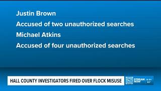 2 investigators in Hall County accused of Flock camera misuse
