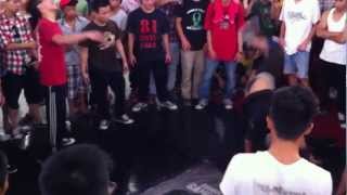 Can't stop bboy 2012 | Final round | keyzy team vs fresh boy crew