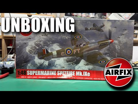 Unboxing the New Airfix Spitfire MKIXe | New TOOLING 2025